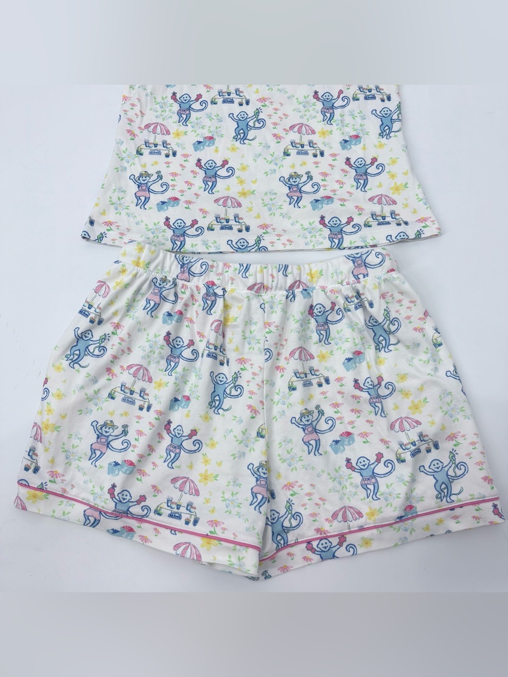 Roller Rabbit Monkey Mischa Tank Pajama Set - Picture 11 of 16